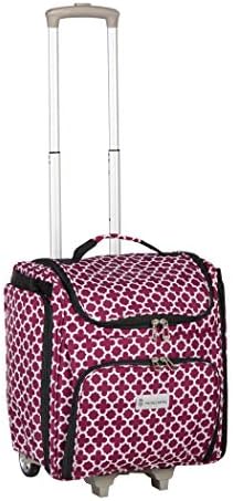 Handy Sandy Crafter’s Craft Tote Bag Organizer, Alhambra- Storage Bag for Craft Supply, Sewing & Scrapbooking Carrier w/Handle and Wheels for Organization for School, Supplies, Tools, Medical, Office