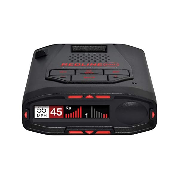 Escort Redline 360c Laser Radar Detector – Extreme Range, AI Assisted Filtering, Rapid Response Times, 360 Degree Directional Awareness, Built-in WiFi, GPS Based, Escort Live App