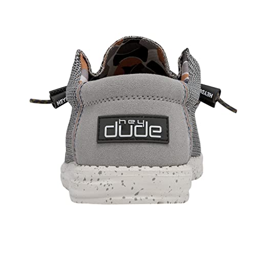 image for Hey Dude Men's Wally Sox Asphalt Size 8 | Men’s Shoes | Men's Lace U