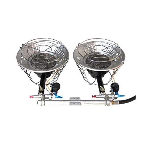 PRI-Portable-30000-BTU-Outdoor-Propane-Tank-Top-Infrared-Heater-Double-Burner-Safety-Shut-Off-Valve-Tip-Over-Switch-Propane-Cylinder-not-Included