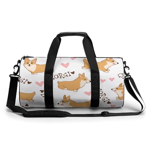 Sac duffel bag Corgi léger pour camping et randonnée avec poches zippées