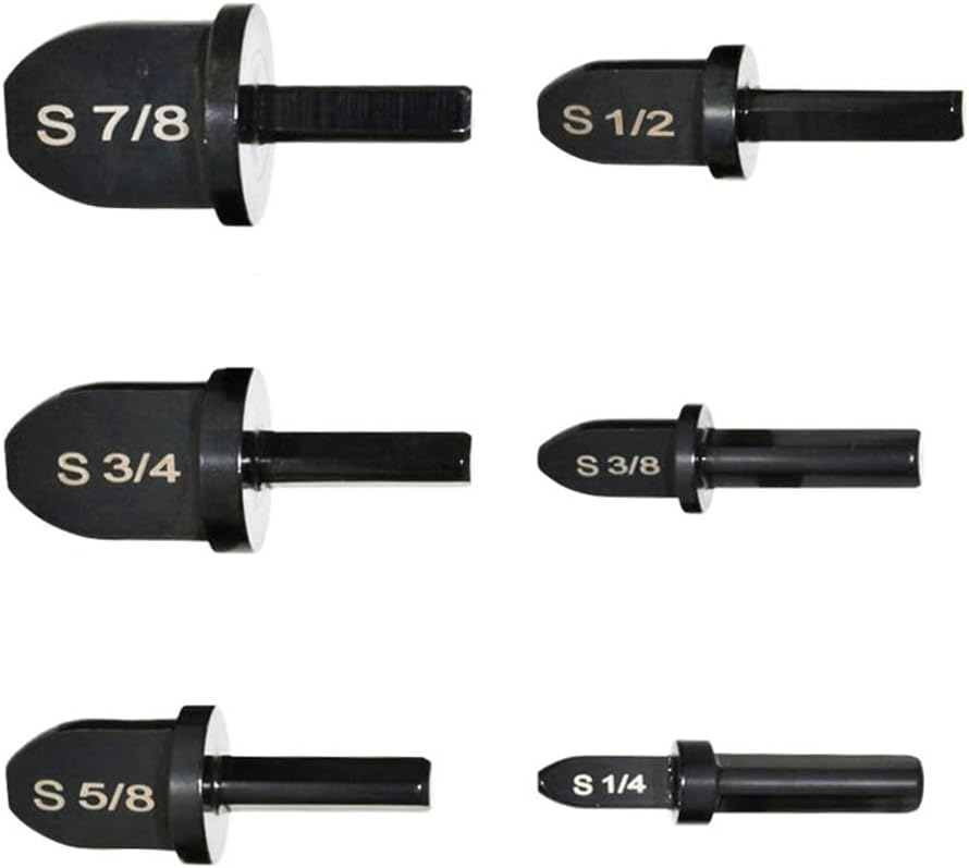 Adium 6pcs Tube Pi s Expander Utili Tool Swaging Tools Air Conditioner Conditioning Cop r Pi s Expand 45145 45019 45143 44958 45141 45017 Inch 6 in 1 Im Rial Tool Set