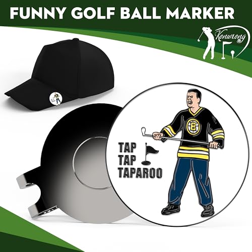 KONWLONG Marcador de bola de golfe com clipe de chapéu magnético ótimos presentes de golfe, acessóri