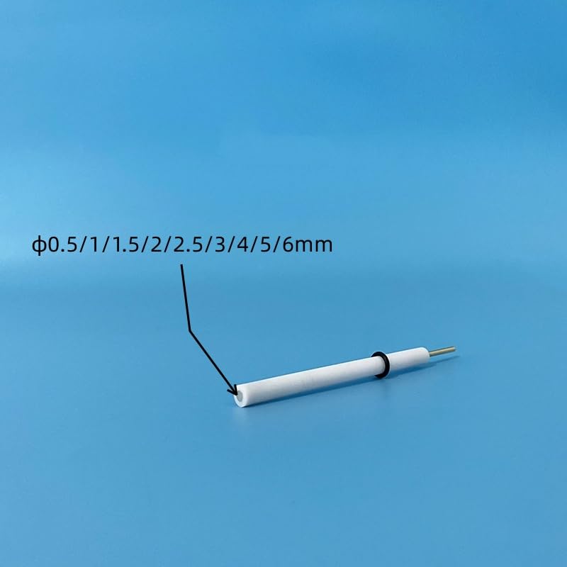 Elektroda dyskowa wykonana w 99,99% z czystego srebra z prętem izolowanym PTFE 80 mm(D2mm)