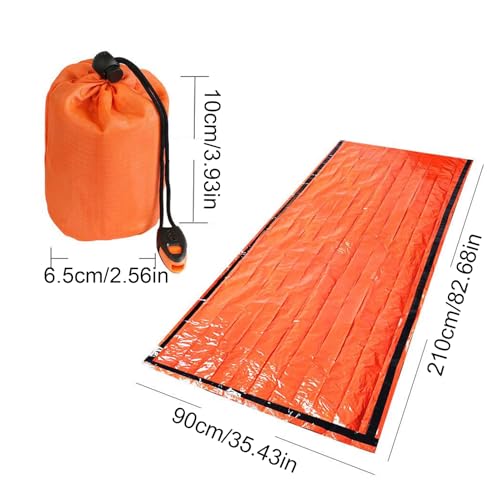 Outdoor Sleeping Bag - Windproof Equipment for Adventure | Camping Thermal Blanket with Compact Design, Warm Travel Gear, Hiking Backpacking Accessory for Women Men Enthusiasts – Image 6