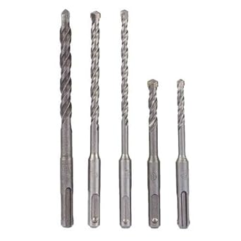 GSK Cut 5Pcs/Set SDS Rotary Hammer Impact Drill Bit Kit Durable Sds Plus Drill Bit Carbide Tip Electric Hammer
