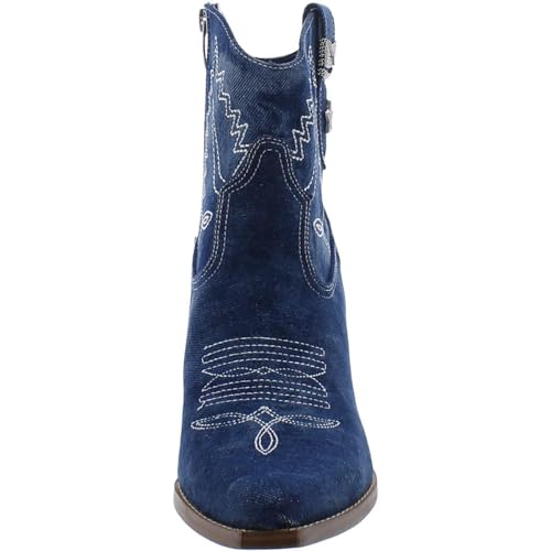 NINE WEST Women's Nallas7 Boot, Denim Blue 400, 10 by NINE WEST - Image 3