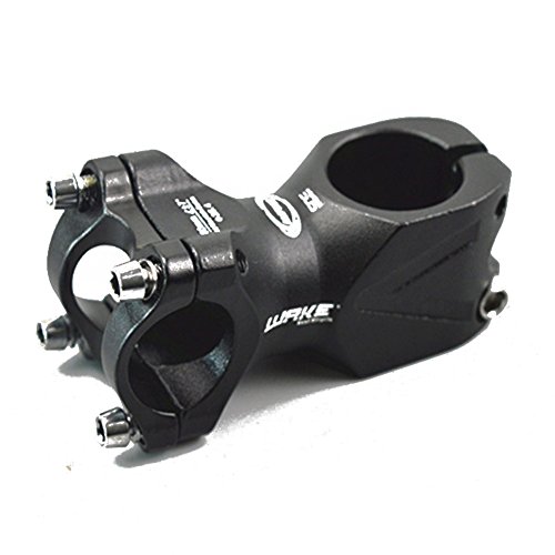 Wake 25.4 Stem 60Mm Bike Stem Mountain Bike Stem Short Handlebar Stem For Most Bicycle, Road Bike, Mtb, Bmx, Fixie Gear, Cycling (Aluminum Alloy, Black) #TOP2