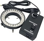 FainWan Digital Microscope Accessories 60 LED Adjustable Ring Light Illuminator Lamp for Stereo Zoom Microscope