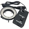 FainWan Digital Microscope Accessories 60 LED Adjustable Ring Light Illuminator Lamp for Stereo Zoom Microscope