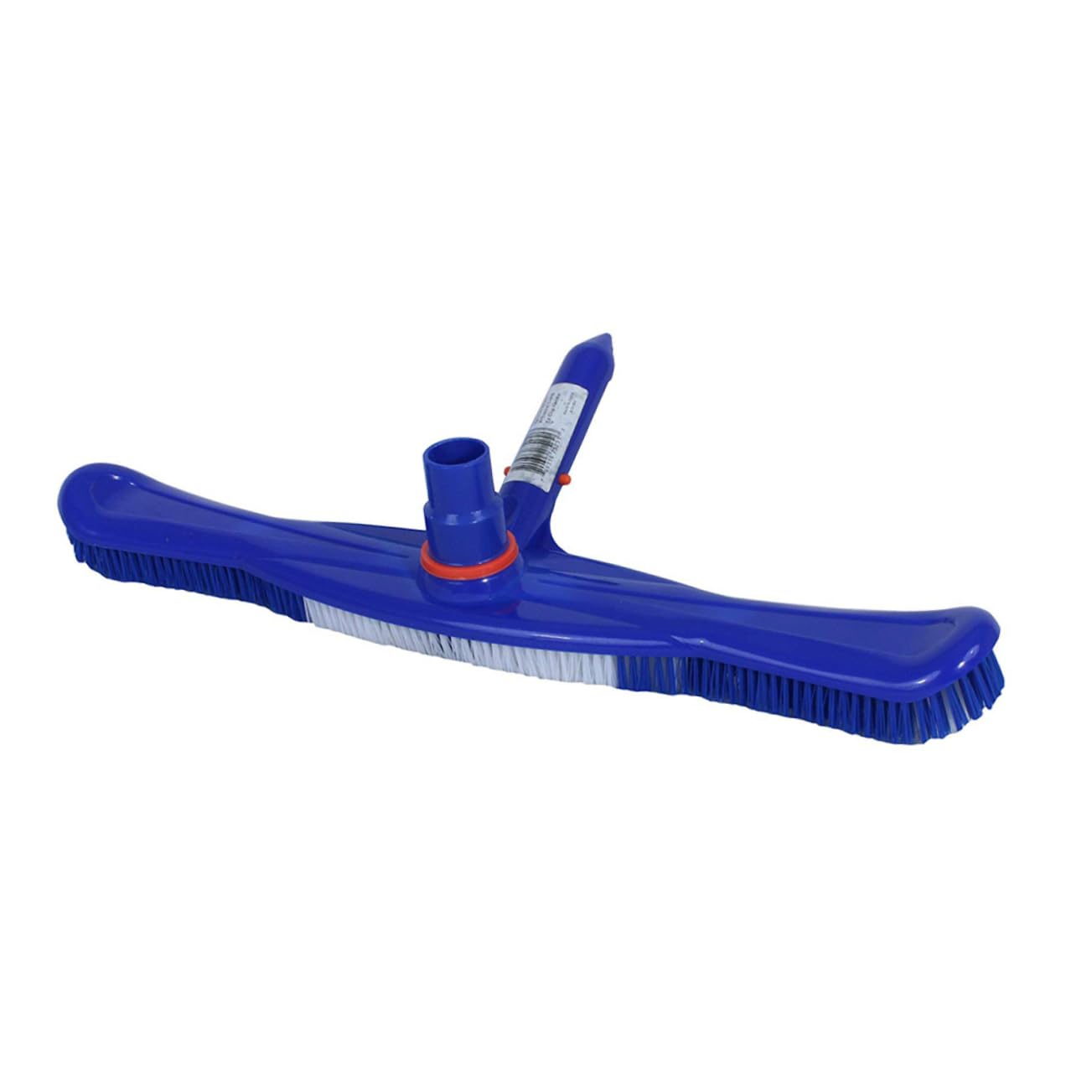 YARNOW Brosse Piscine Robuste de 50cm Poils Rigides en Plastique et Manche en Aluminium, Accessoire Nettoyage Intérieur et Extérieur des Surfaces de Piscine