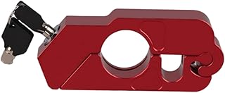 BESPORTBLE 1 Peça Trava De Corrente De Motocicleta Trava De Alça De Motocicleta Trava De Roda De Motocicleta Guidão Trava De Motocicleta Trava Antifreio Trava De Antitravamento Vermelho