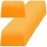 200 Pcs 4 Inch Body Filler Spreaders Automotive Reusable Plastic Auto Spreader Plastic Paint Scraper for Car Body Automotive Fillers, Putties and Paint Tools