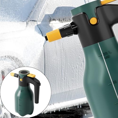 Pulverizador de coche inalámbrico con espuma de nieve y boquilla ajustable para lavado a presión 5