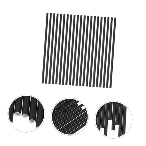 Pitillos de Papel Desechables Negros 200 pcs miniatura 2