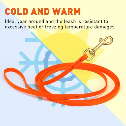 image for Viper Biothane K9 Working Dog Leash Waterproof Lead for Tracking Train