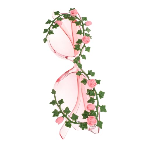 Beaupretty Flower Glasses Unisex Sunglasses for Fun Parties Lightweight Fashion Eyewear Unique Style Statement for Beach and Outdoor Activities