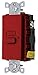 Hubbell Wiring Systems GFBF20RLA Power Protection Products, Blank Face GFCI, Commercial/Industrial Grade,20 Amp, 125V, 2-Pole 3-Wire Grounding, LED Indicator, Red