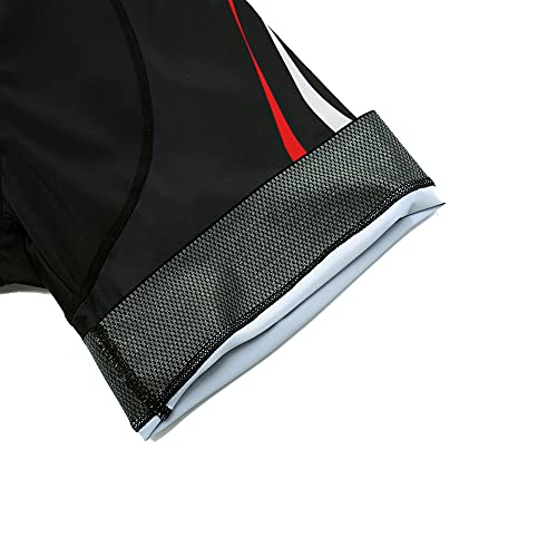 Sponeed Mens Bike Shorts With Padding Quicy Dry Cycling Tights Us Medium Red #TOP4