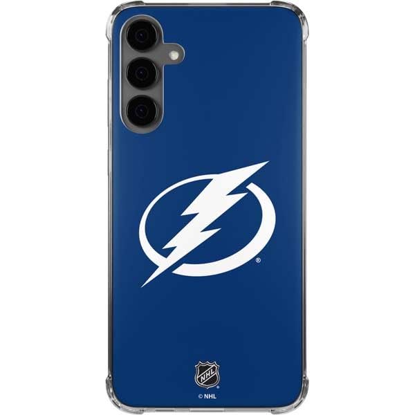 SkinitClear Phone Case Compatible with Galaxy S24 Plus - Officially Licensed NHL Tampa Bay Lightning Logo Design
