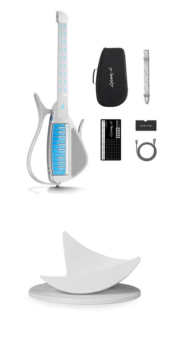 Guitare Smart Enya CYBER-G Blanche Solution Idéale Débutant - 8