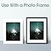 Golden State Art, White Pre-Cut 11x14 Picture Mat for 8.5x11 Photo, with Acid Free White Core Matte Sets. Includes 10 Bevel Cut Mattes, Backing Backers Board & Clear Bags (Complete Set, 10-Pack)