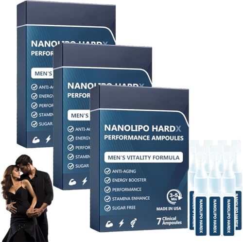 Gotas de Rendimiento Masculino, Ampollas de Rendimiento, Mejora la Vitalidad, Muestra el Encanto, la Energía y el Encanto Masculino