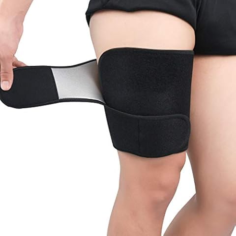 HOPEFORTH Thigh Trimmers Wraps for Slimmer Leg Sport Workout Exercise Improve Sweating Circulation Lose Fat and Reduce Cellulite (Pair) Cover