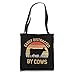 Easily Distracted By Cows Tote Bag