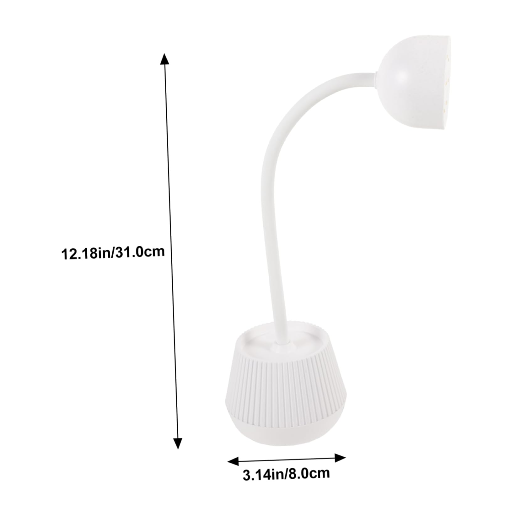 VICASKY LED Nail Lamp with Flexible Gooseneck Professional Nail Dryer for Home Use Quick Drying Lamp Eye Safe Design for Beginners and Professionals