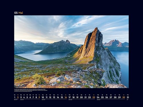 Calendrier mural KUNTH 2027 grand format paysage reliure spirale