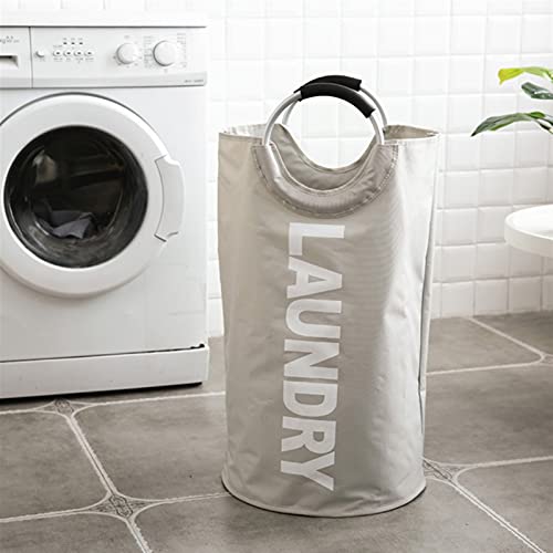 Bolso de lavandería de pie e impermeable con gran capacidad 82L 4