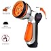 TACKLIFE Garden Hose Nozzle, Water Hose Nozzle with 10 Patterns of Spray, Ideal for Plants Watering, Car Washing and Pets Showering - GSG1A