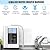 Alkaline Water Ionizer Machine with pH 3.5-10.5 and up to -500mV ORP, 8000 Liters Per Filter, Self-Cleaning Function and 5 Titanium Plates for Home Use - 7 Water Modes & LCD Touchscreen,Blue