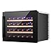 YUN Nevera para Vinos De Compresor,Nevera De Vinos, Refrigerador Bebidas con Panel Táctil Y Pantalla LED para Bebidas Enlatadas Refrescos Cerveza O Vino(Capacidad: 24 Botellas)