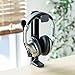 Sanwa Supply PDA-STN25BK 360° Rotating 2-Way Headphone Stand, Adjustable Height, Black
