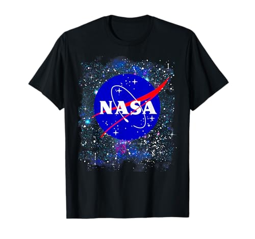 NASA Official Logo In The Stars Graphic, Kurzarm, T-Shirt