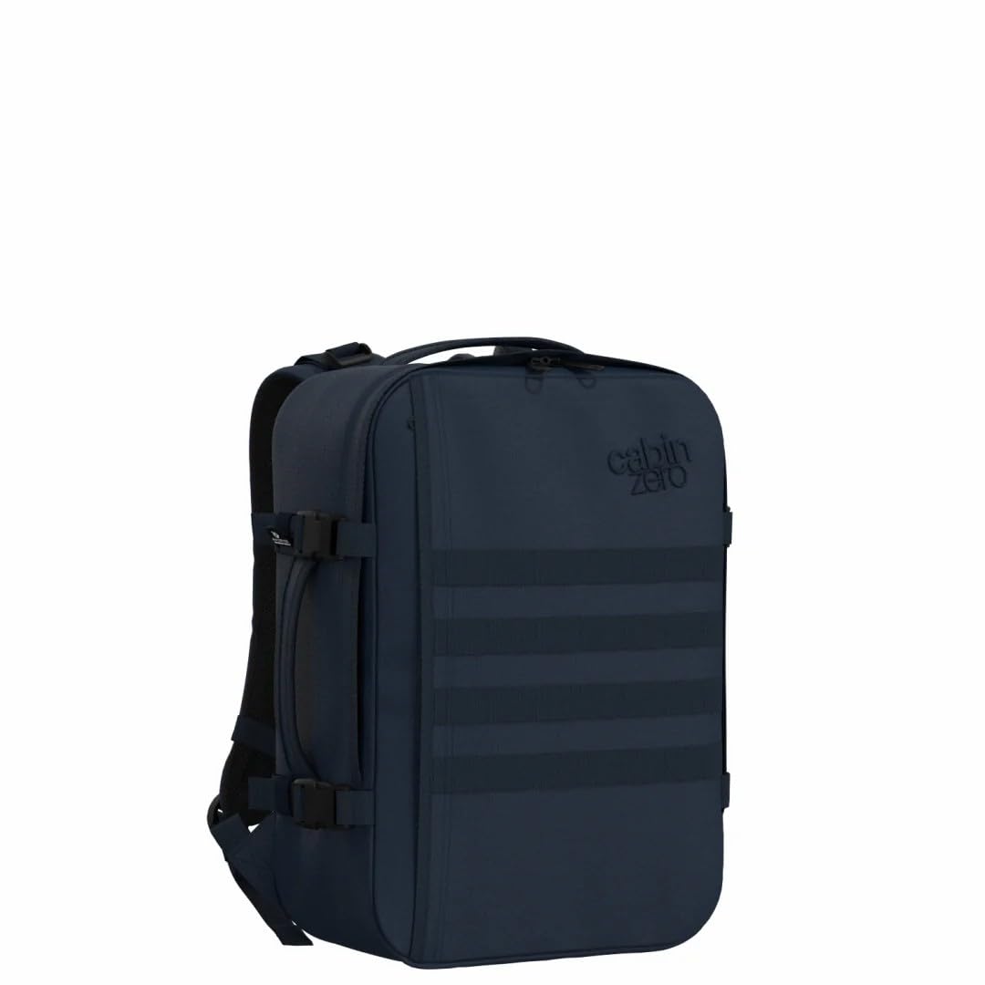 Cabinzero Military 28L Ultra Light Cabin Bag with Luggage Trackers Navy, navy, One Size