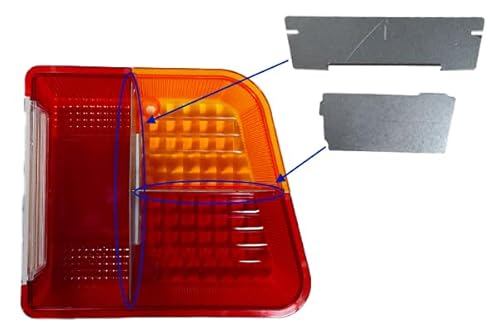 3RG INDUSTRIAL - Piloto Lado Izquierdo - OEM 2CV - Piezas para Coche Recambios Motor y Otras Partes de Vehículo - Compatible con los Distintos Modelos de Coche.
