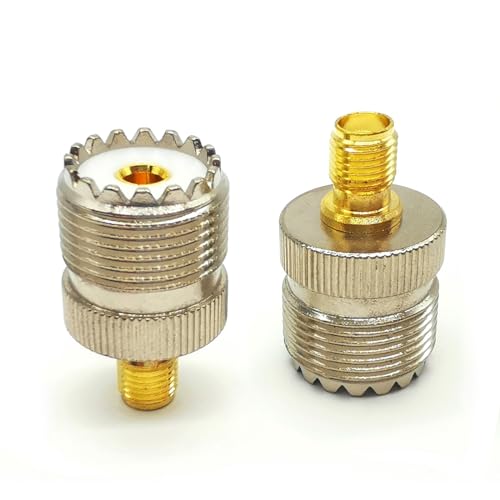 Adaptador Coaxial SMA a PL259 SO239, Pack 2 Piezas miniatura 6