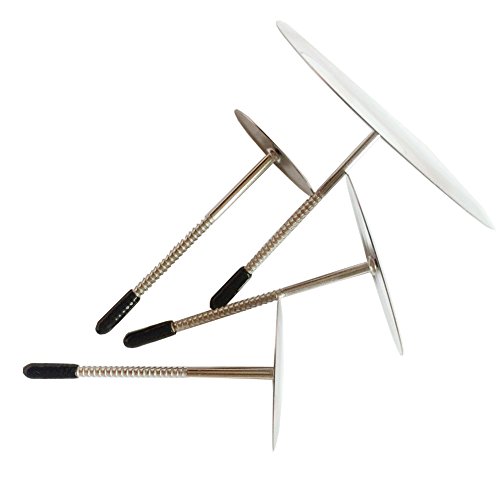 gobaker Flower Nail Decorating Nails 4 Pcs/set, Stainless Steel Cake Cupcake Decor Tools for Icing Flowers Making