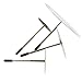 Flower Nail Decorating Nails 4 Pcs/set,Ubaker Stainless Steel Cake Cupcake Decor Tools for Icing Flowers Making