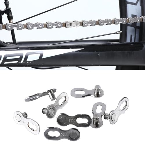 GZDAOXIA 5 Paare Fahrradkettenglied,Kettenschloss Fahrrad,Fahrrad Kettenschloss,Fahrradkette Magie-Gelenk-Verbindungsstück,Fahrradkettengelenk,Fahrradzubehör,für 6/7/8 Geschwindigkeit
