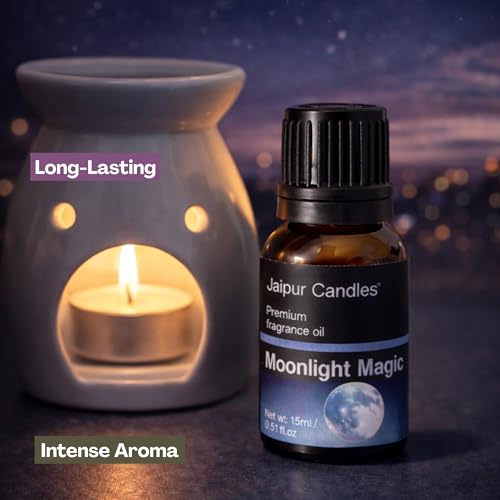 Image of Fragrance Oil | 15 ml | Aroma Oil for Home Fragrance | Best for Aromatherapy | Use in Diffusers, Candles, Air Fresheners (15ML, Moonlight Magic)