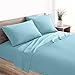 Mellanni 100% Cotton Twin Bed Sheets Set - 400 Thread Count Sateen Sheets - Breathable & Soft - Deep Pocket up to 16