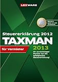  TAXMAN 2013 für Vermieter (für Steuerjahr 2012) [Download]