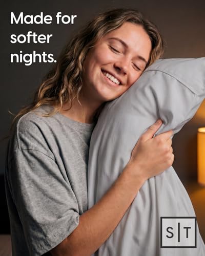Image of Sleepy Town Cal King Size Bed Sheets - 3 Piece - NO Flat Sheet Included - California King Sheet Set - Soft, Comfy & Cooling - Easy Care - Wrinkle & Fade Free - Brushed Microfiber Sheets (Light Grey)
