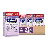 Enfamil NeuroPro Gentlease Baby Formula, Brain Building DHA, HuMO6 Immune Blend, Designed to Reduce Fussiness, Crying, Gas & Spit-up in 24 Hrs, has Prebiotics to Promote Softer Stools, Baby Milk, 35.2 Oz (Pack of 4)