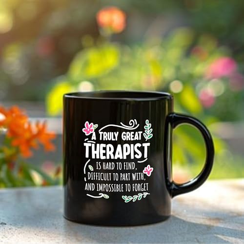 Mug Cerámico Negro 11 oz Panvola Terapista miniatura 6