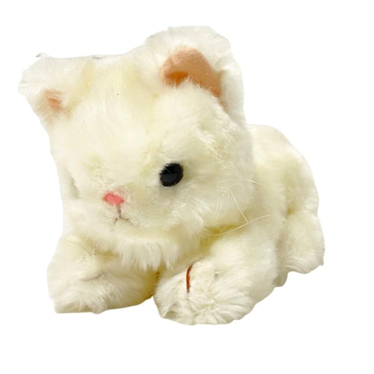 Peluche Chaton couché douce pour décoration de chambre d'enfant